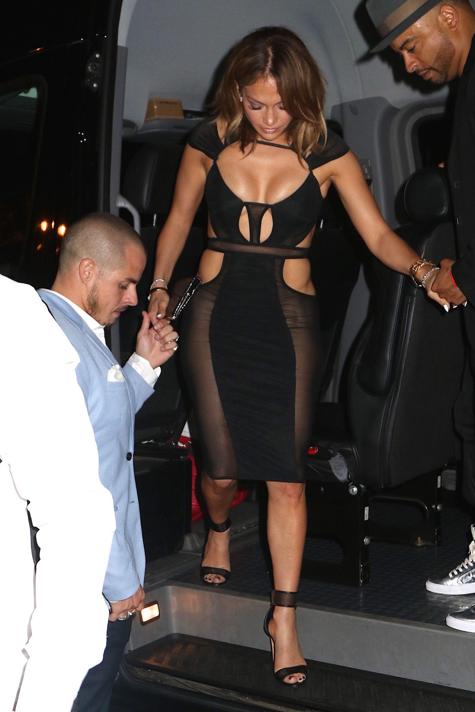 20P Jennifer Lopez see-through dress