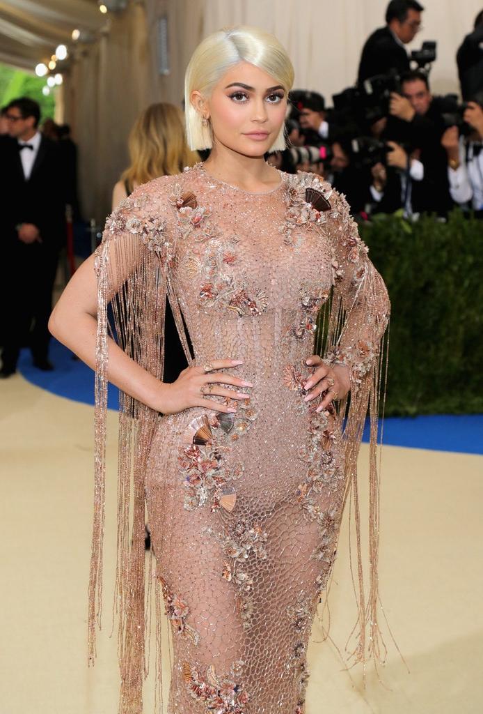 11P Kylie Jenner See-Through Dress Pics