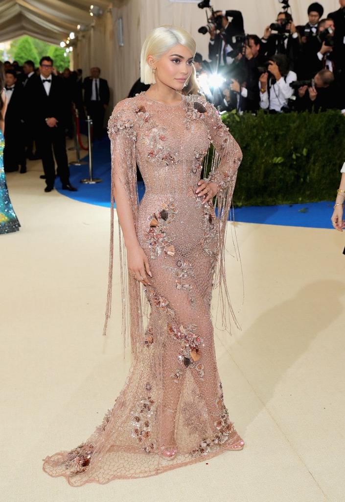 11P Kylie Jenner See-Through Dress Pics