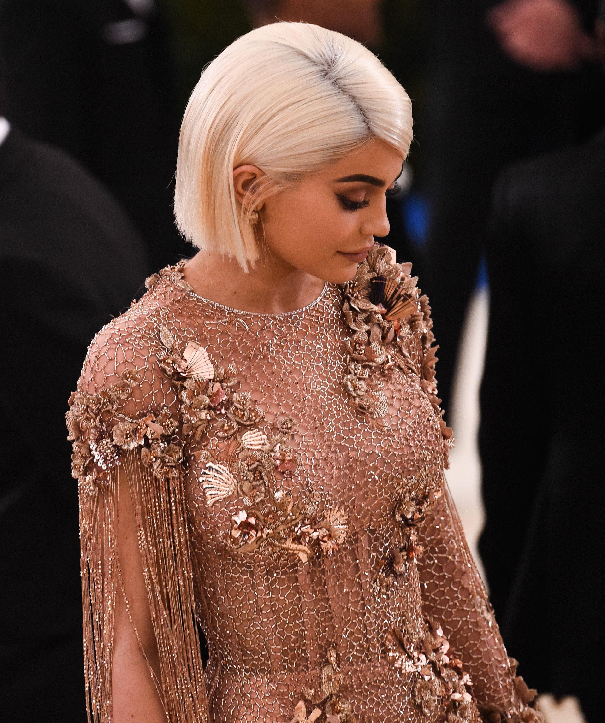 11P Kylie Jenner See-Through Dress Pics