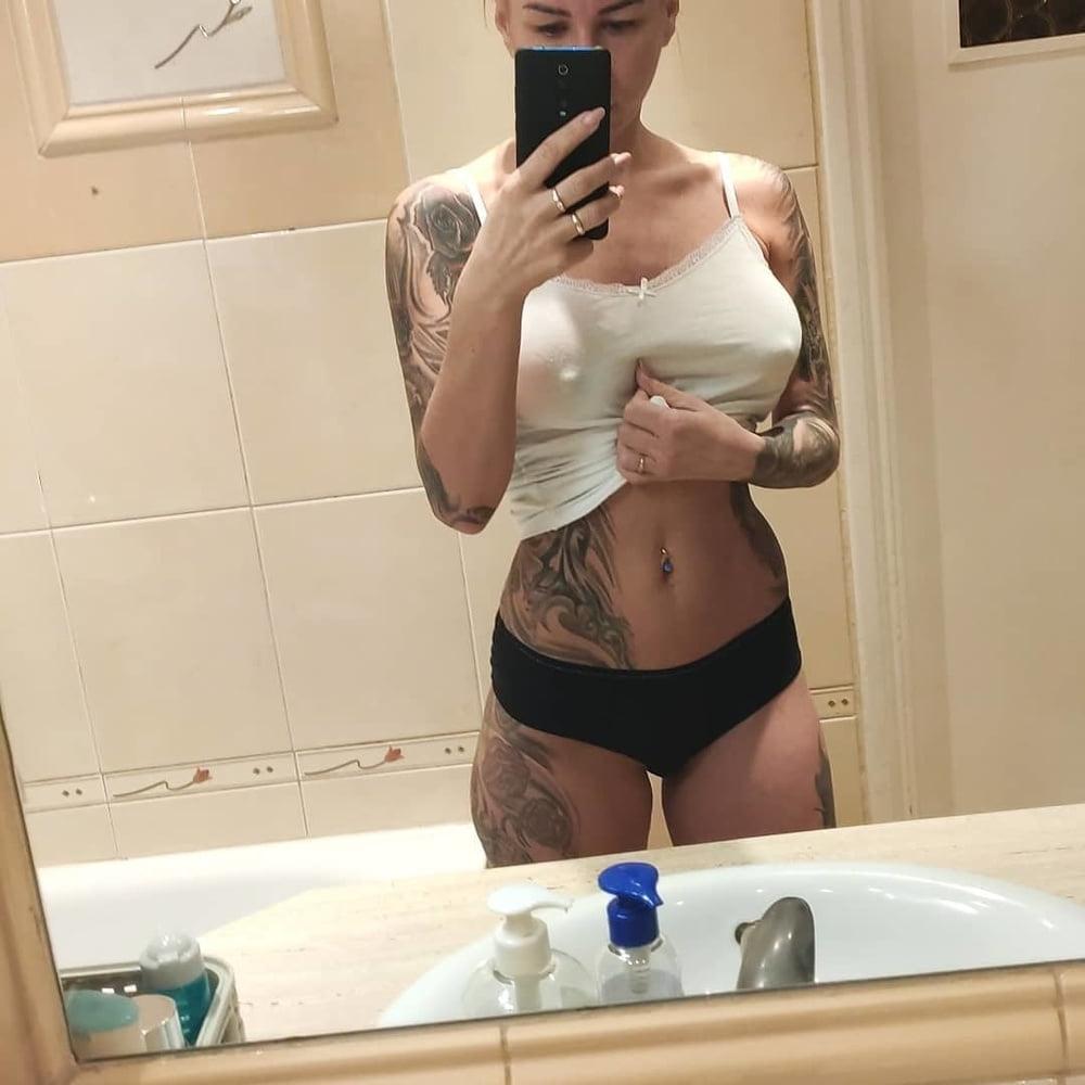 25P Hot busty Polish tattoed MILF with hard nipples