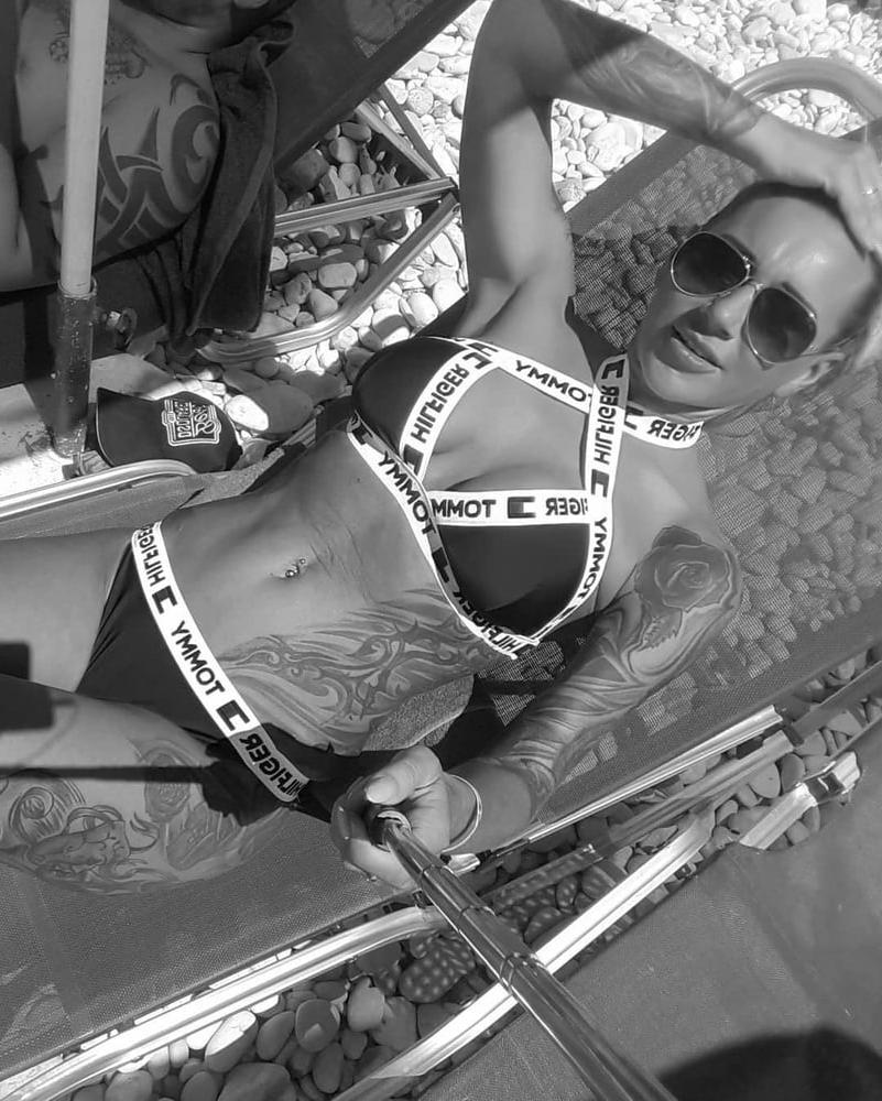 25P Hot busty Polish tattoed MILF with hard nipples