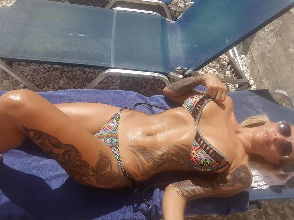 25P Hot busty Polish tattoed MILF with hard nipples