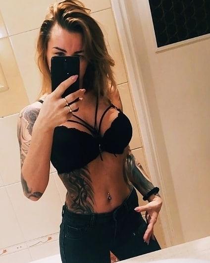 25P Hot busty Polish tattoed MILF with hard nipples