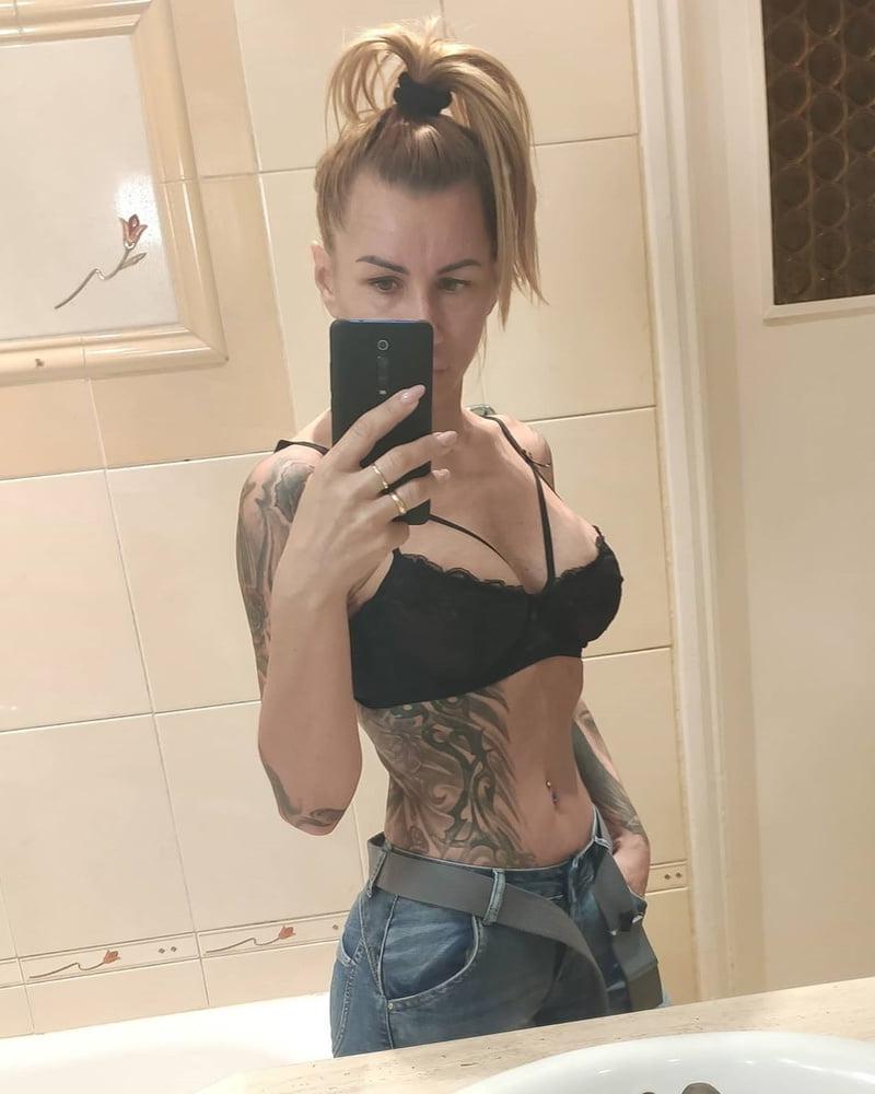 25P Hot busty Polish tattoed MILF with hard nipples
