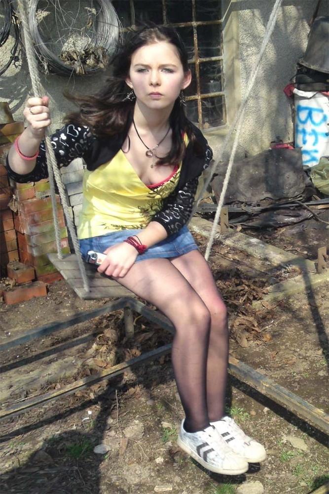 25P Russian Slags in Pantyhose