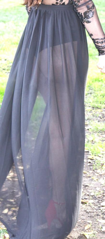 17P Latina Ass See Through Dress