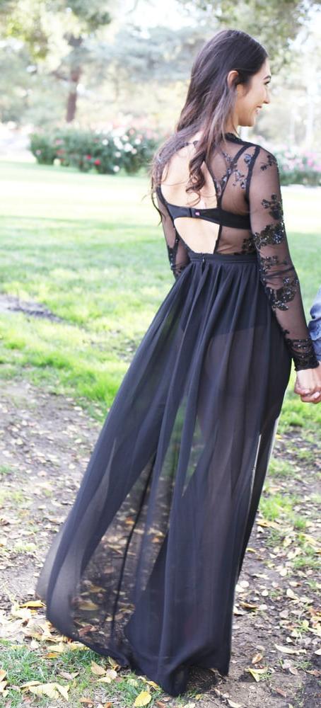 17P Latina Ass See Through Dress
