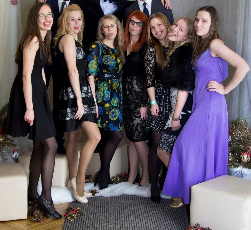 25P Christmas Party Pantyhose Part 1