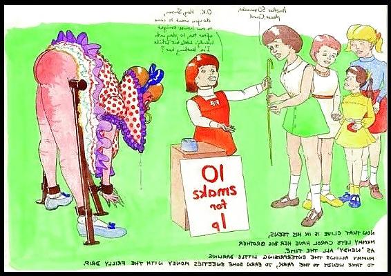 4P SISSY MARTYRIZED BY LITTLE GIRL'S