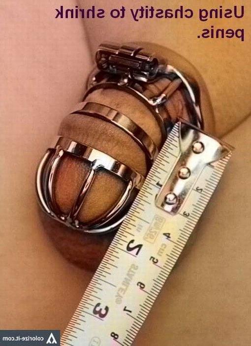 10P Embarrassing tiny chastity dicks
