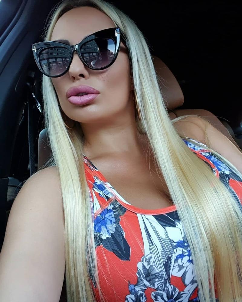 25P Serbian hot slut blonde girl big tits Sandra Kacanski
