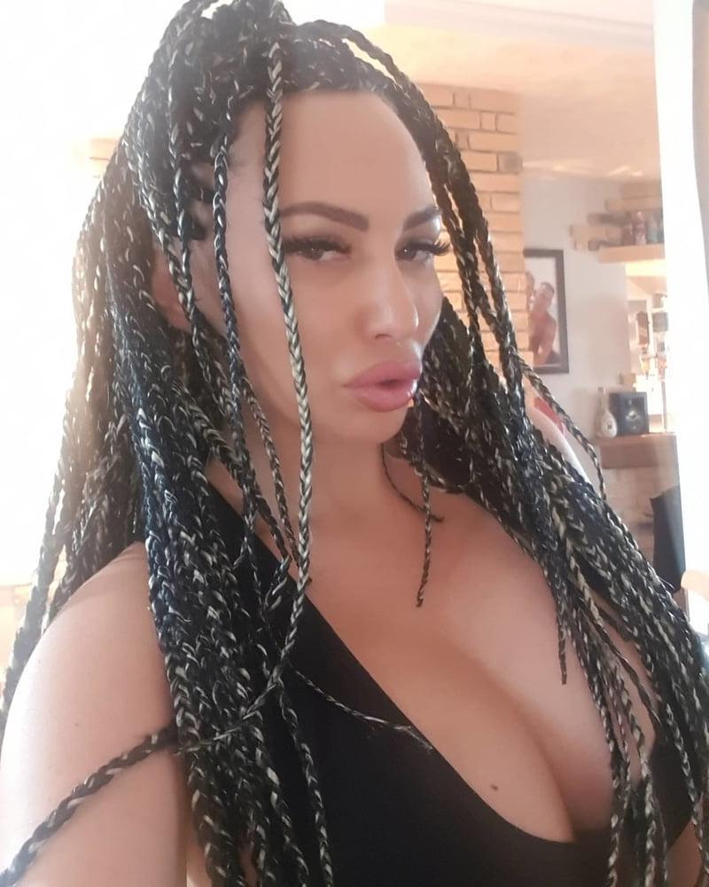 25P Serbian hot slut blonde girl big tits Sandra Kacanski