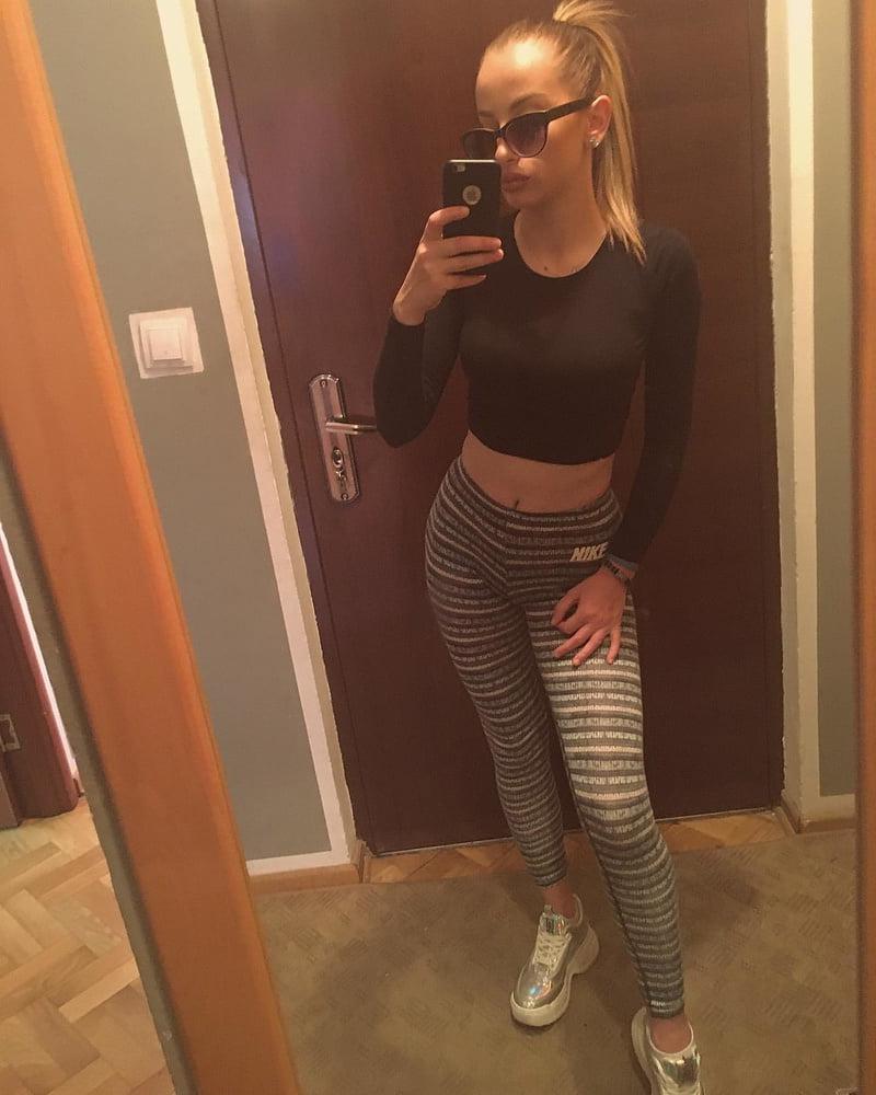 25P Serbian hot skinny blonde whore girl Ana Stojilkovic