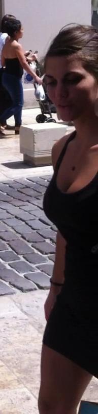 13P hot girl with tight mini dress so hot high heels and boobs