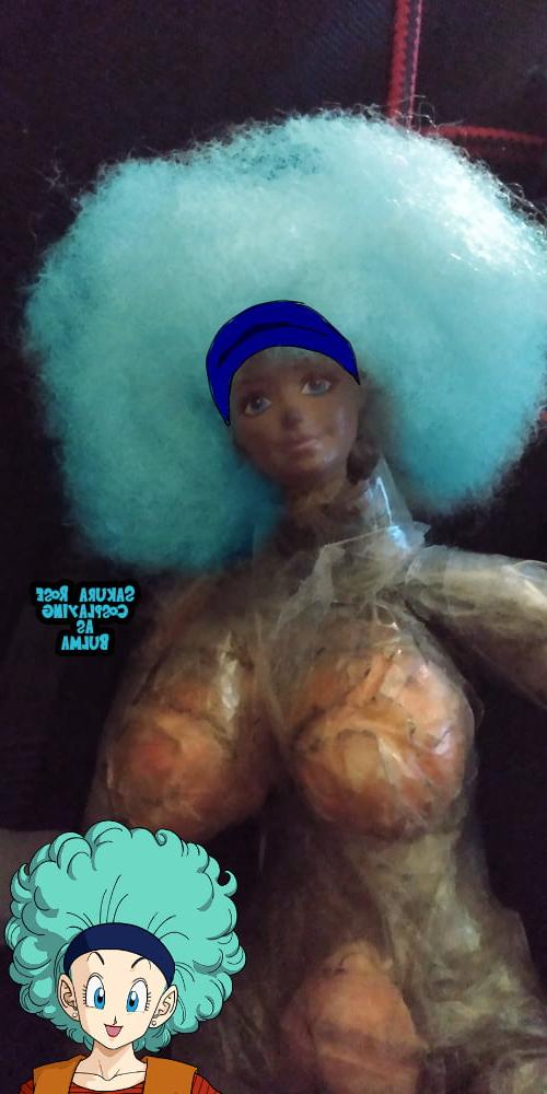 14P Sakura Rose gynoid cosplay (mini Barbie sex doll)