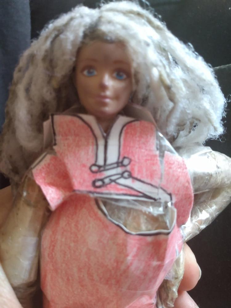 14P Sakura Rose gynoid cosplay (mini Barbie sex doll)