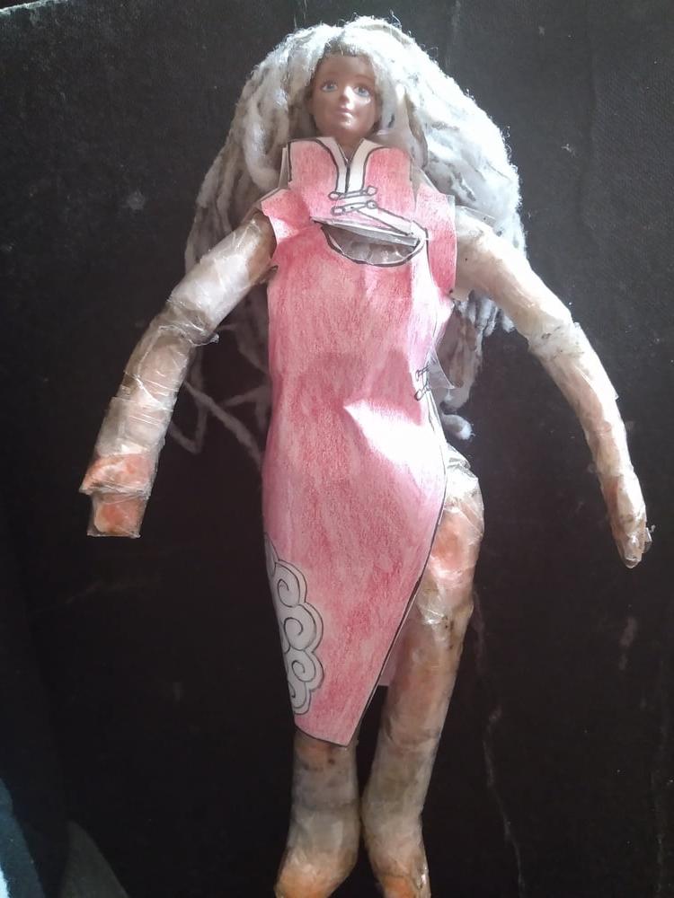 14P Sakura Rose gynoid cosplay (mini Barbie sex doll)