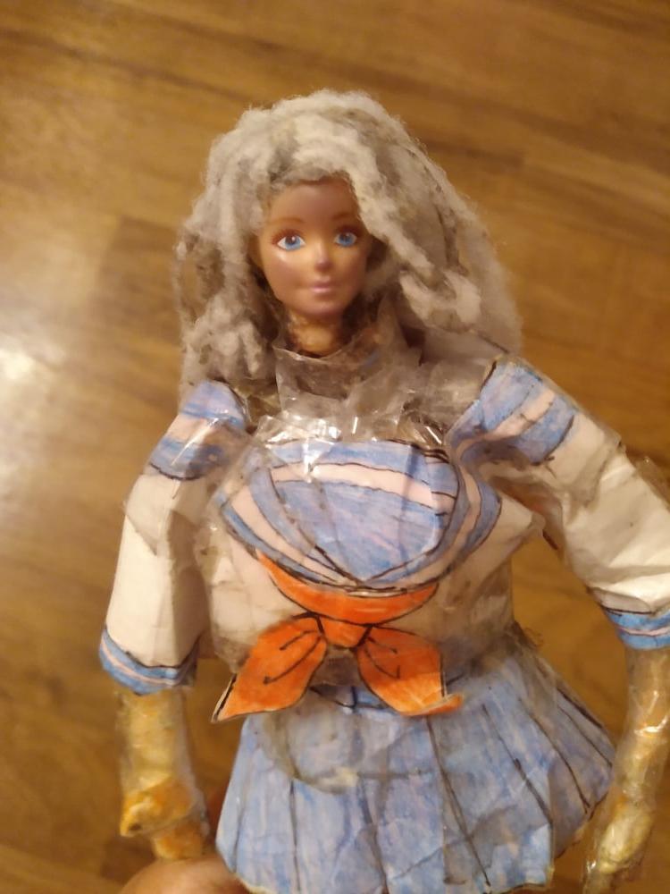14P Sakura Rose gynoid cosplay (mini Barbie sex doll)