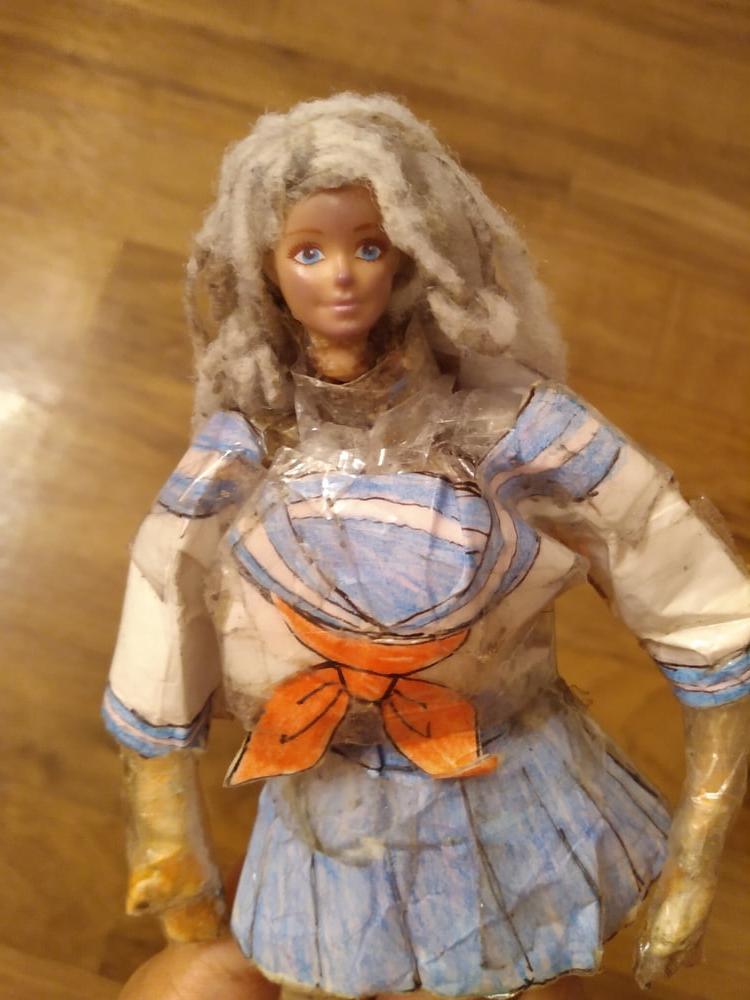 14P Sakura Rose gynoid cosplay (mini Barbie sex doll)