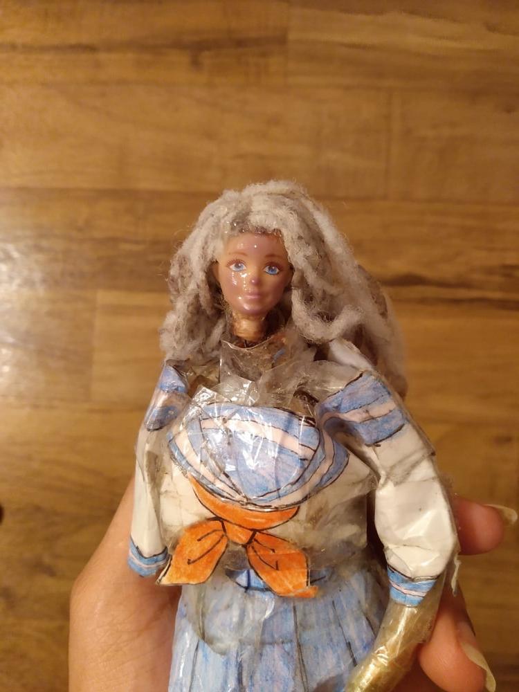 14P Sakura Rose gynoid cosplay (mini Barbie sex doll)