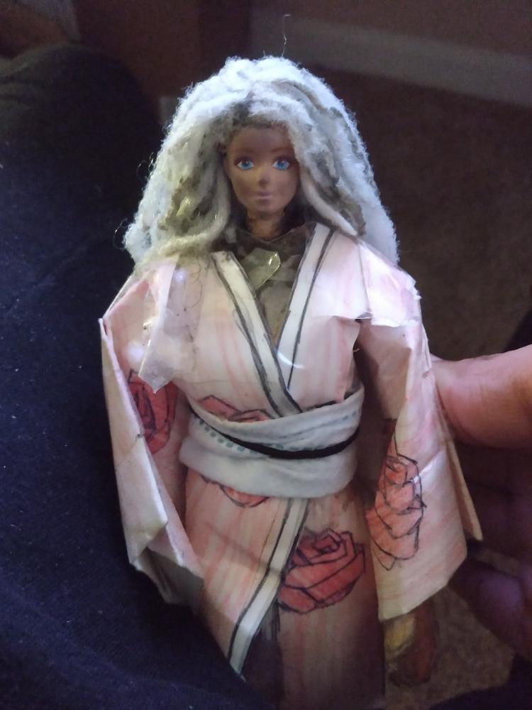 14P Sakura Rose gynoid cosplay (mini Barbie sex doll)