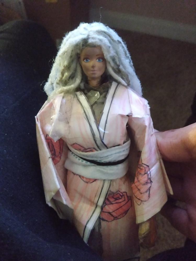 14P Sakura Rose gynoid cosplay (mini Barbie sex doll)