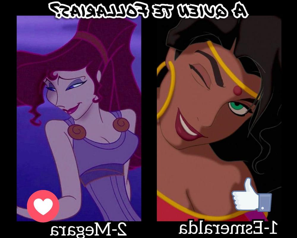 16P A quien te Follarias? (Princesas Disney)