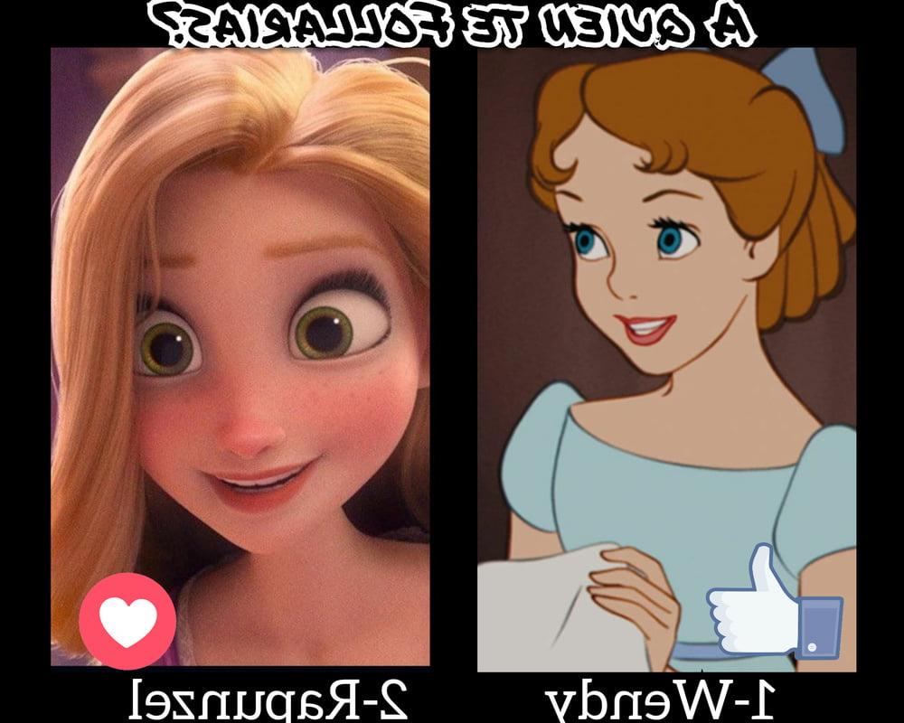 16P A quien te Follarias? (Princesas Disney)