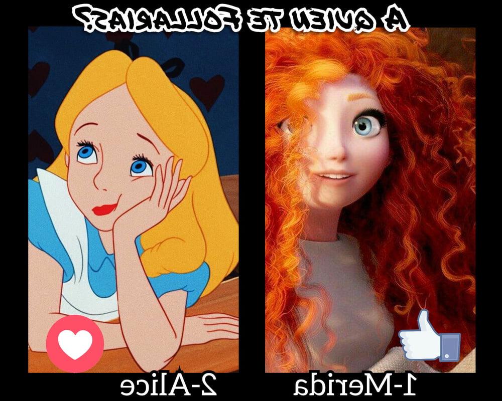 16P A quien te Follarias? (Princesas Disney)