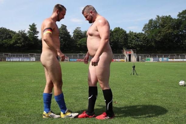 25P Naked football
