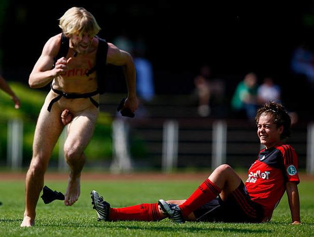 25P Naked football