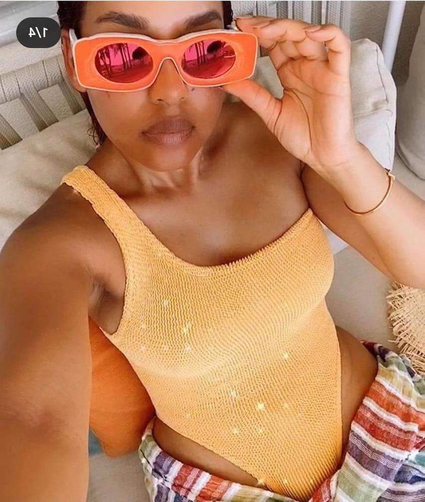 25P Retro '80s Eigthties Wrinkle Dress Swimsuit Tops