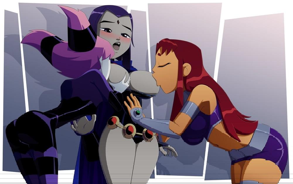 25P Raven fron Teen Titans Hentai