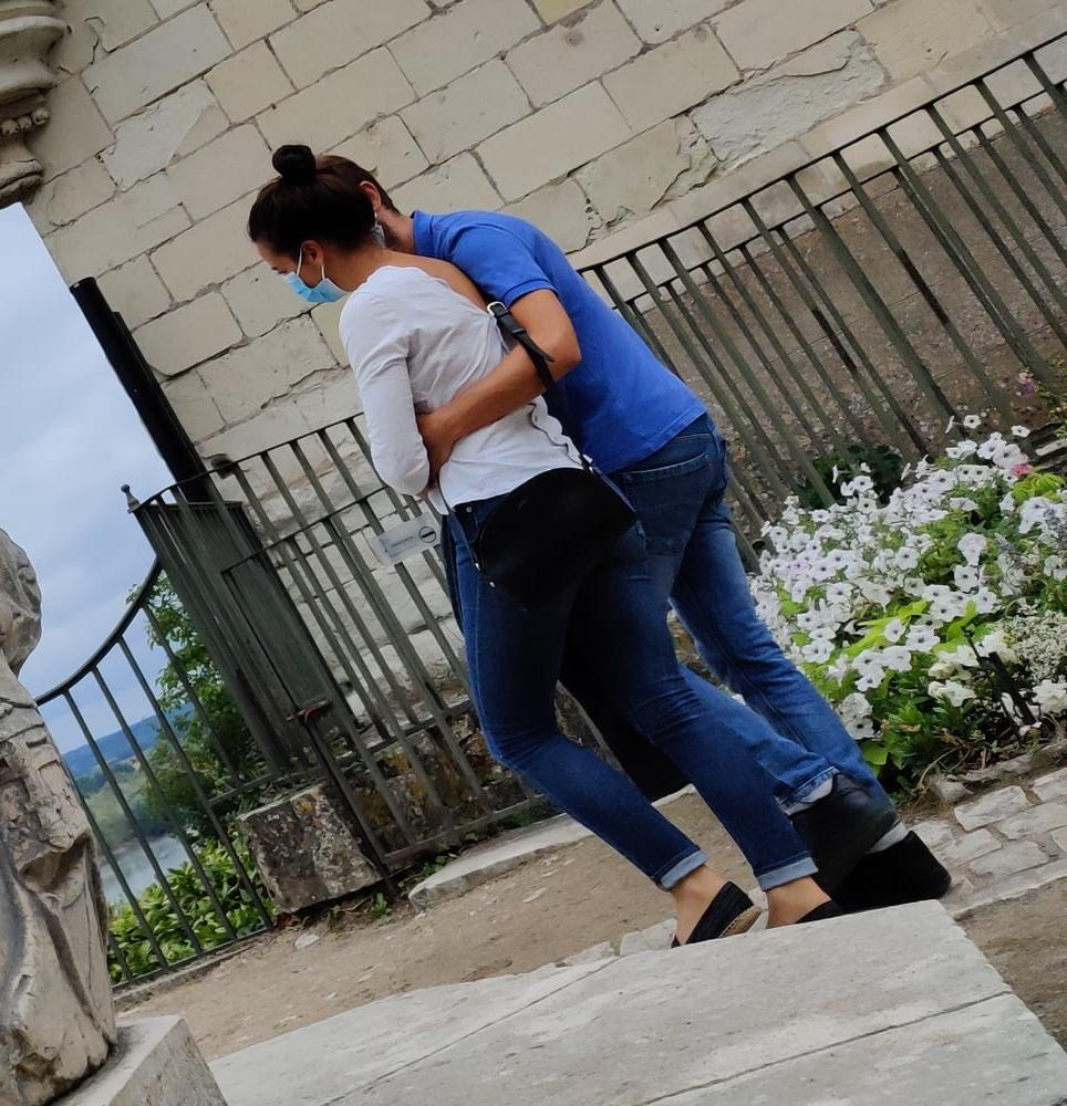 25P Candid ass french