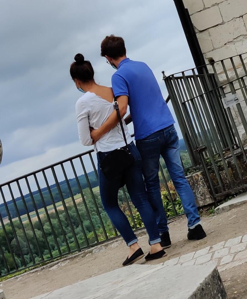 25P Candid ass french