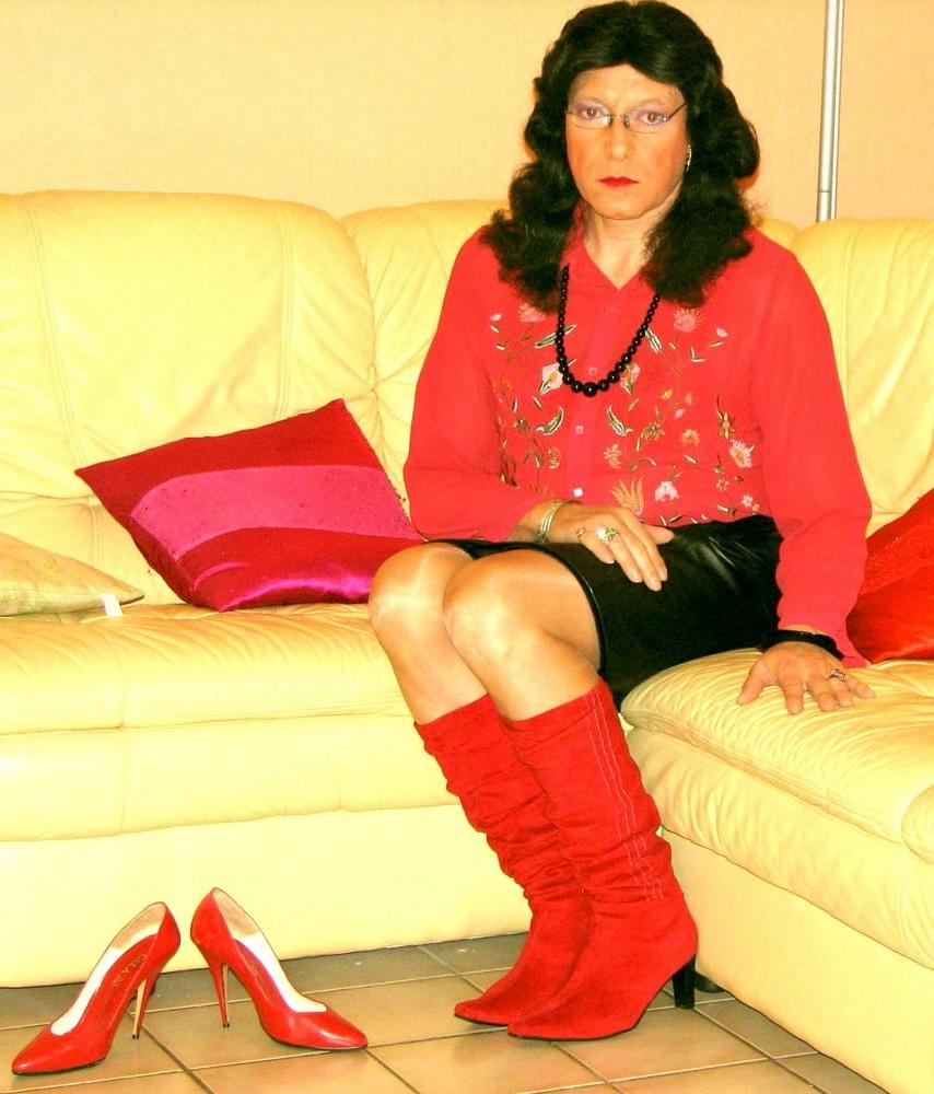 14P high heels over knee
