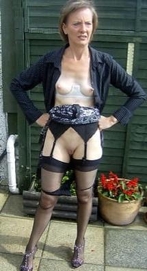 25P Grannies &amp; matures in stockings and shoes and little else