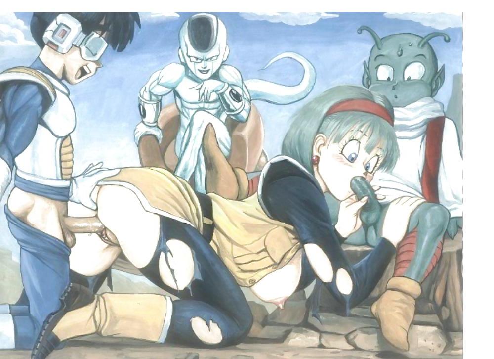 4P DragonBall Hentai Chi chi,Bulma,n18