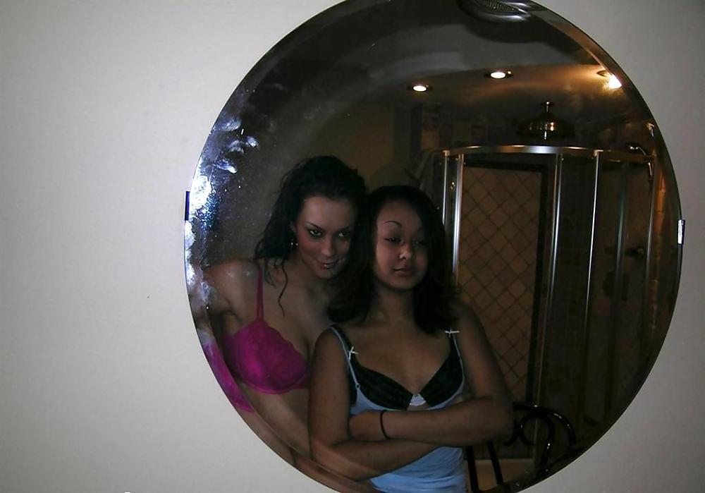 25P Nice brunette and her little sextoy