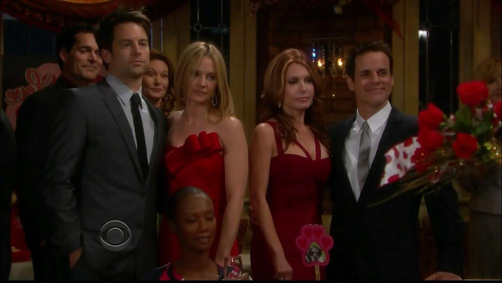 25P Sexy Soap Star Sharon Case Stuns In A Red Dress
