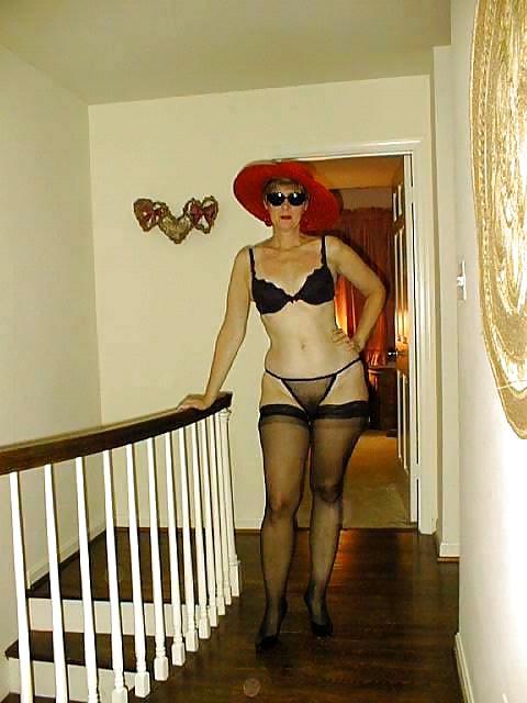 12P Mrs. Commish in red hat