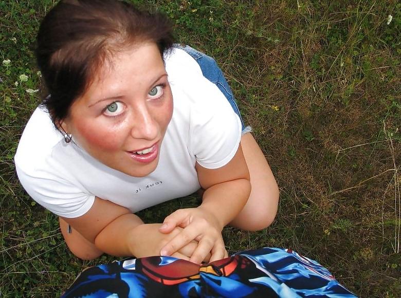 12P Busty MILF outdoor - N. C. 