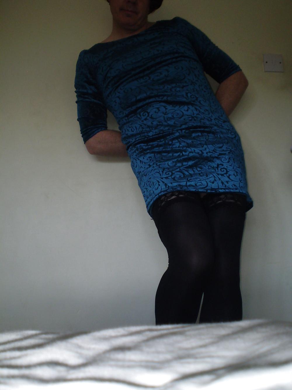 5P New blue dress