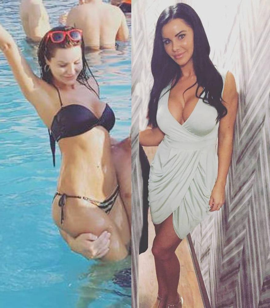 20P Sarah Loses Dress Bikini Stuffers In Her Hottest Bikinis