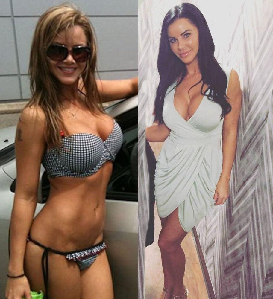 20P Sarah Loses Dress Bikini Stuffers In Her Hottest Bikinis