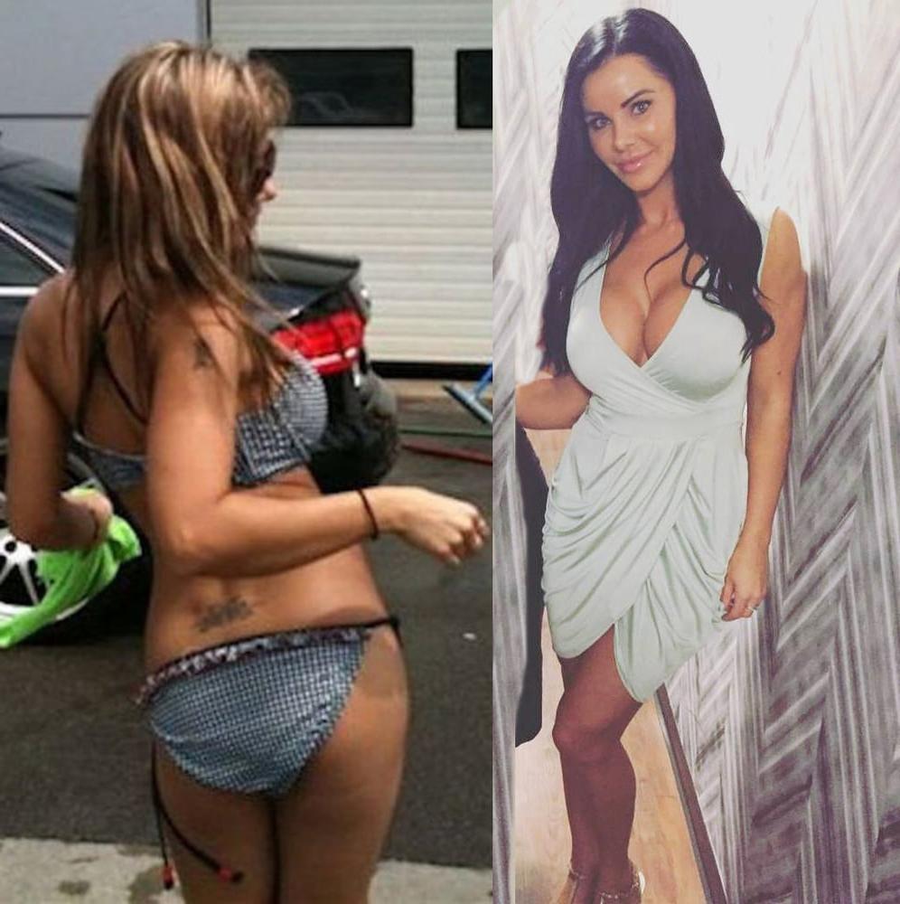 20P Sarah Loses Dress Bikini Stuffers In Her Hottest Bikinis