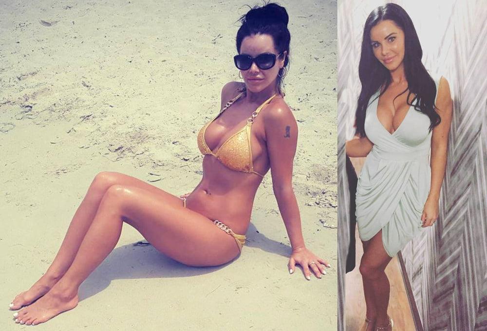 20P Sarah Loses Dress Bikini Stuffers In Her Hottest Bikinis