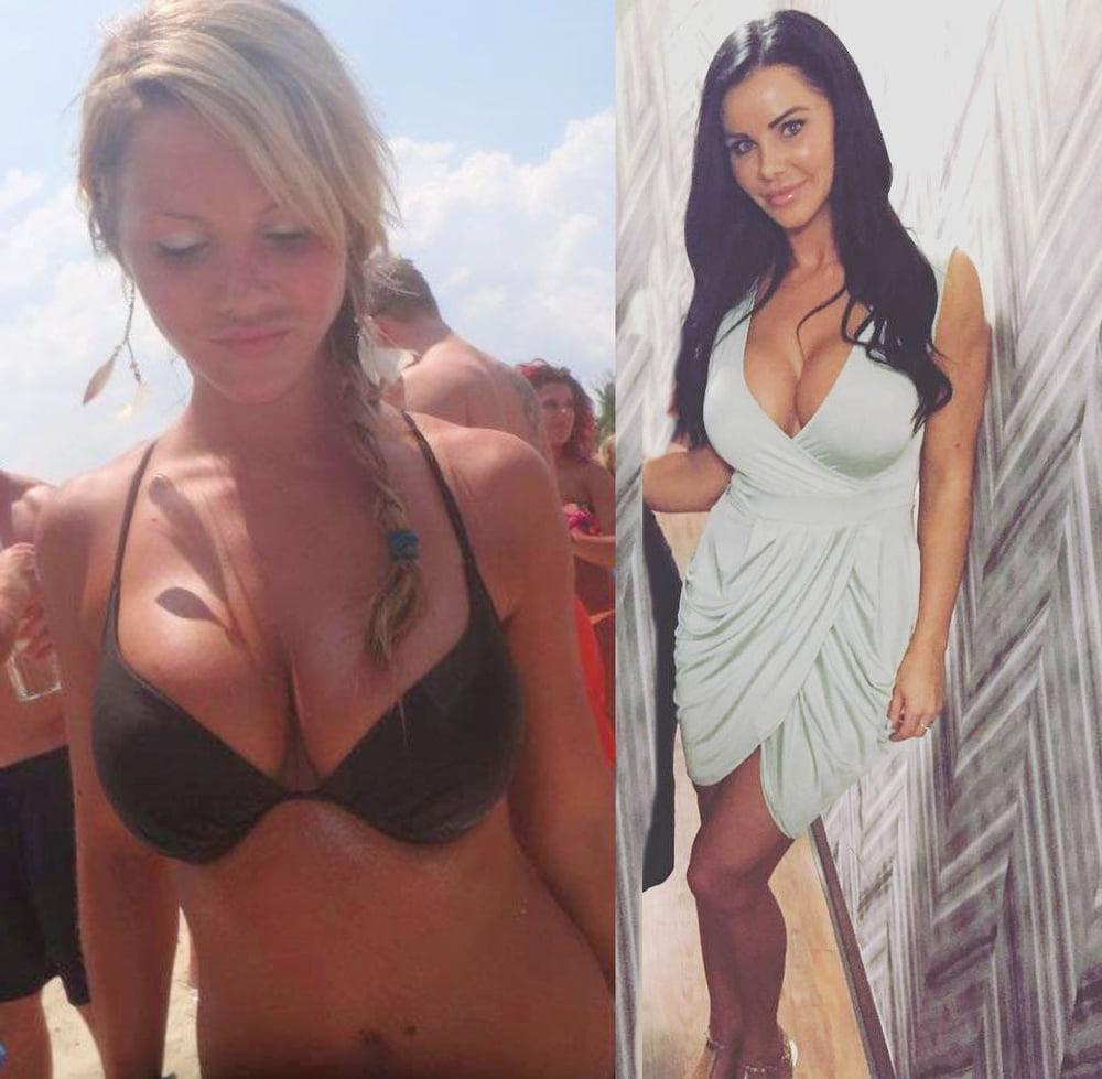 20P Sarah Loses Dress Bikini Stuffers In Her Hottest Bikinis
