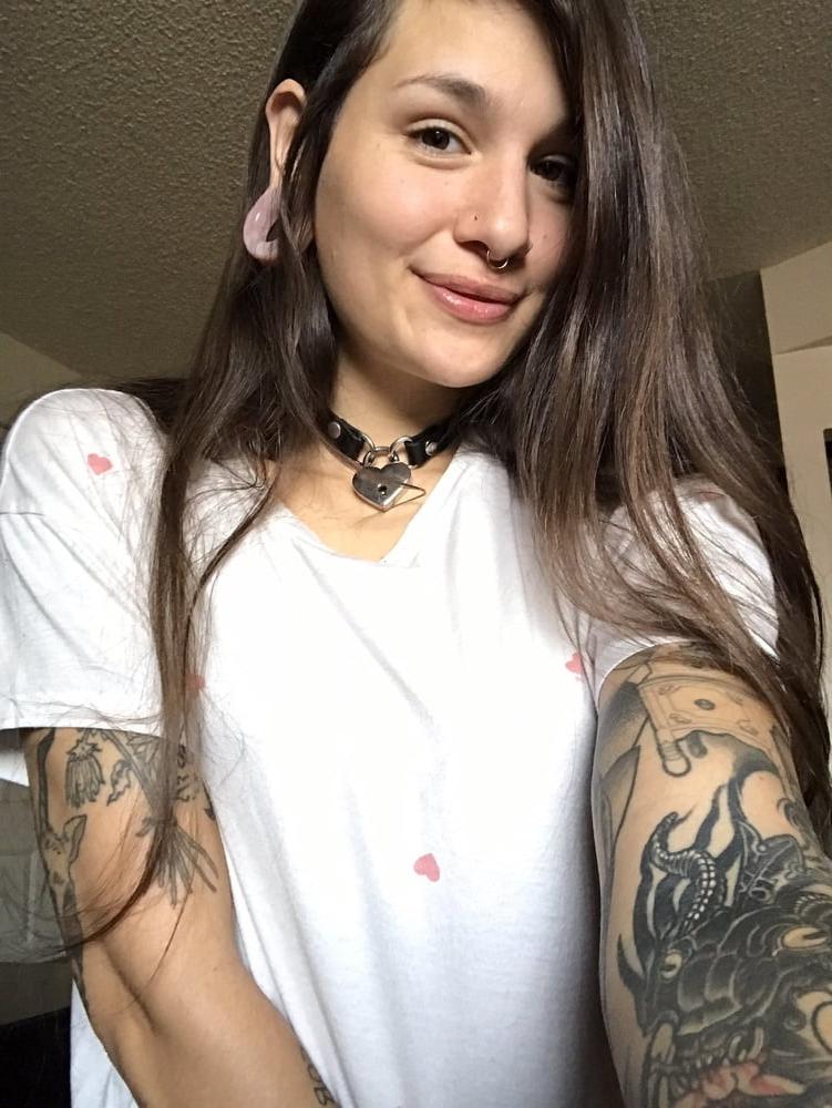 25P Lovely Luna dirty inked pierced teen slut